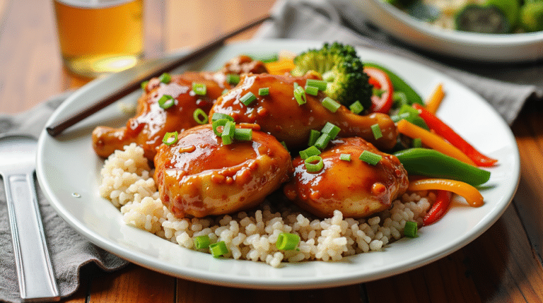 honey garlic chicken thighs
