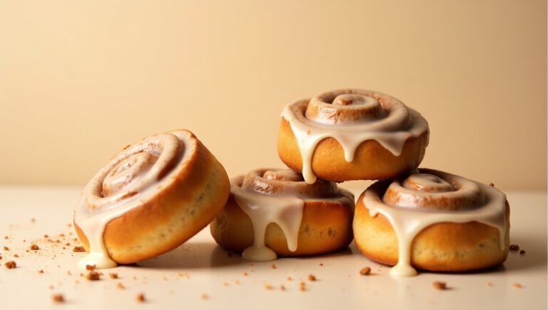 cinnamon rolls with icing