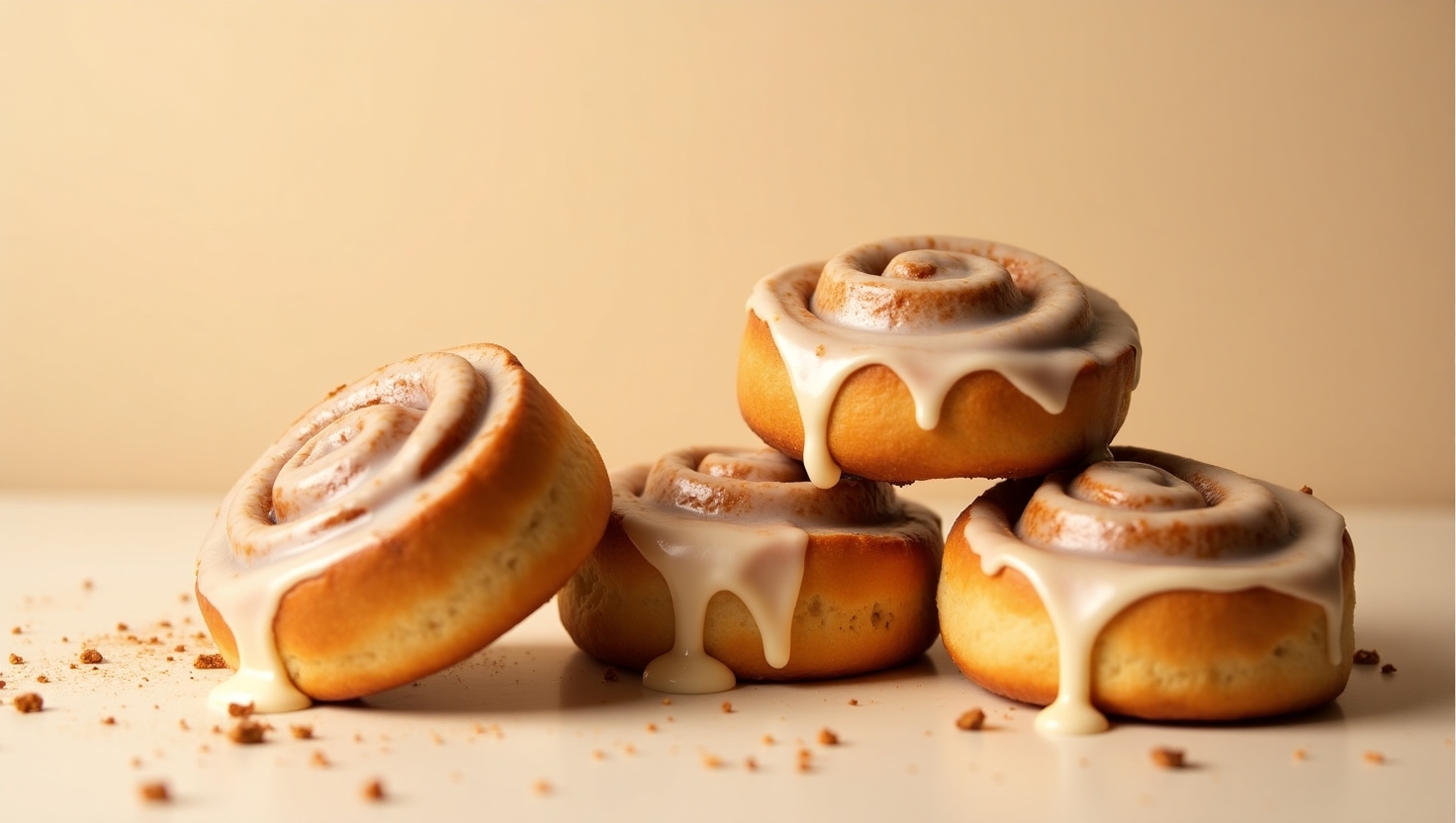 cinnamon rolls with icing