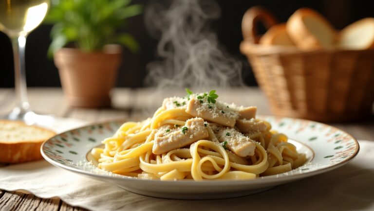 chicken alfredo pasta