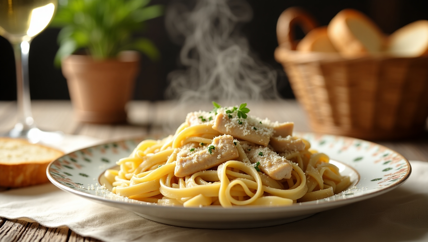 chicken alfredo pasta