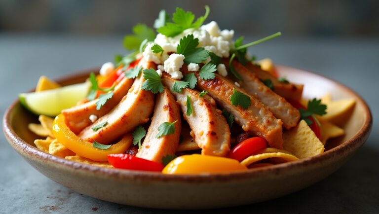 chicken fajita bowl