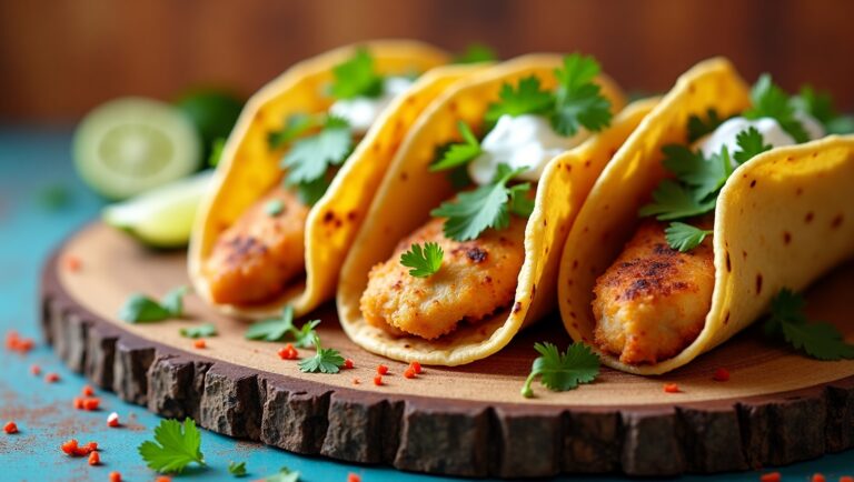 crispy fish tacos