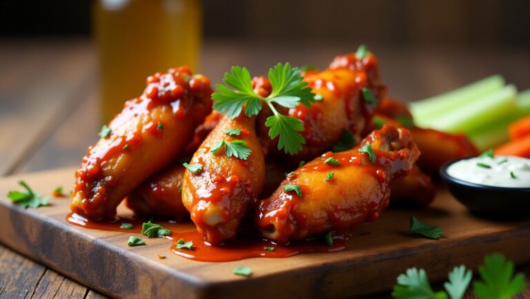 spicy baked chicken wings
