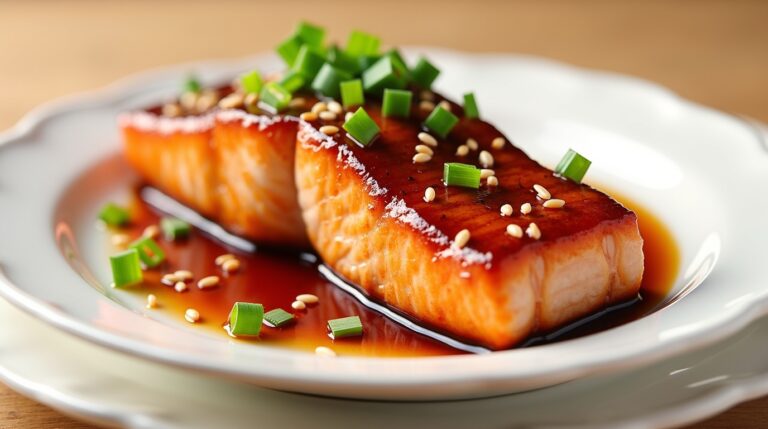 teriyaki glazed salmon