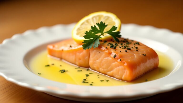 lemon butter baked salmon