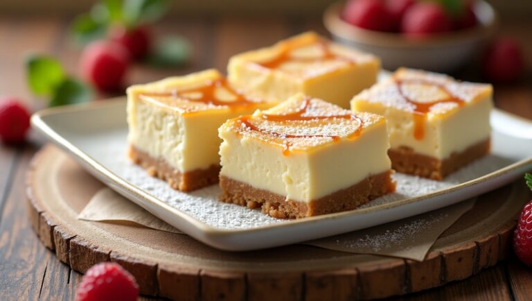 creamy cheesecake bars